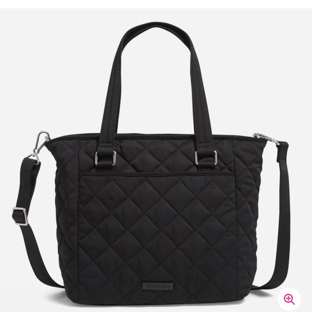 Vera Bradley  Black Multi- Strap Shoulder Bag